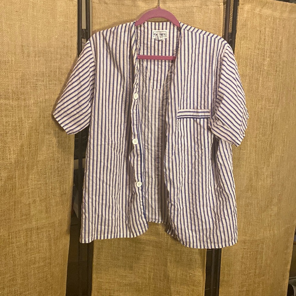 Vintage PJ Button Up Top